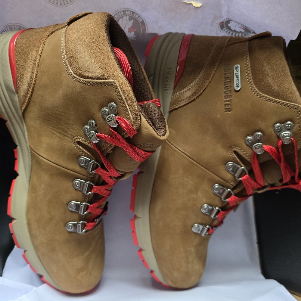 Nwt ROCKROOSTER 6" WATERPROOF HIKING BOOT Mens 11.5 - Picture 3 of 7